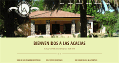 Desktop Screenshot of lasacaciasposada.com.ar